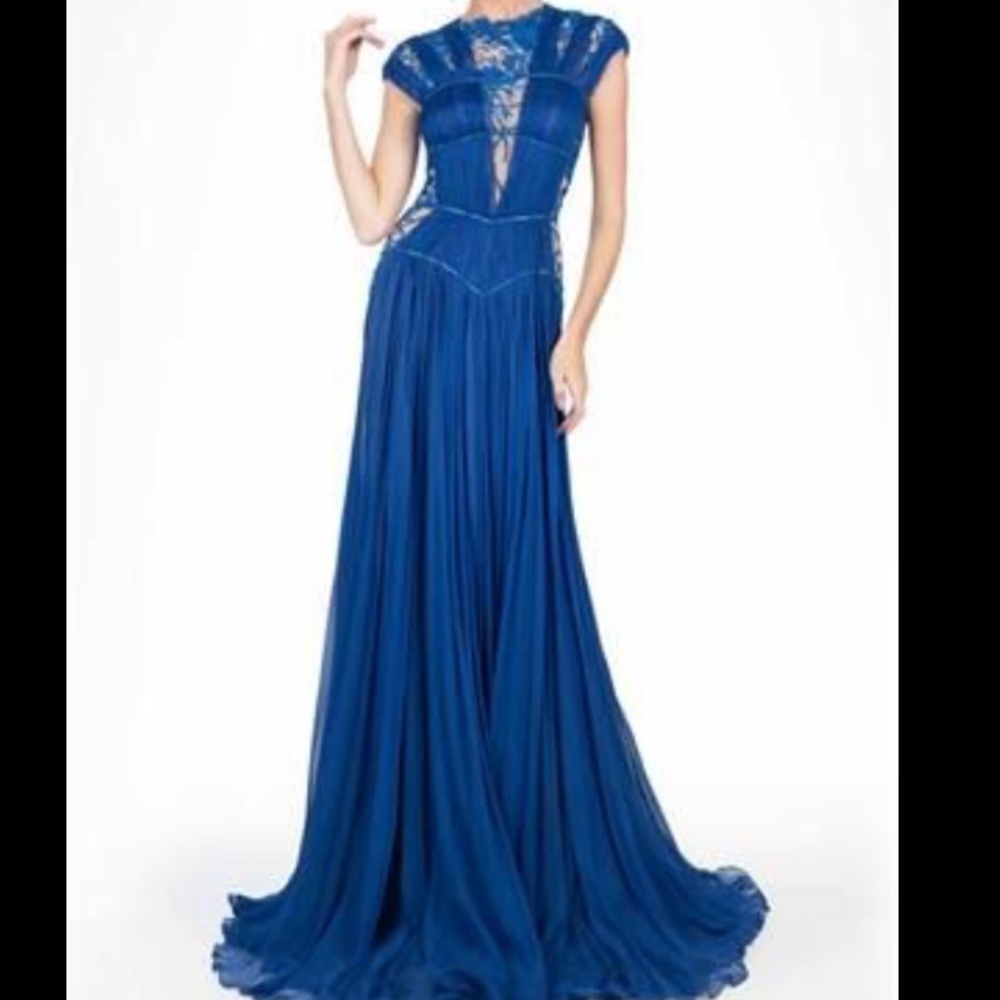 Tadashi Shoji - Stunning Cobalt Blue Gown
